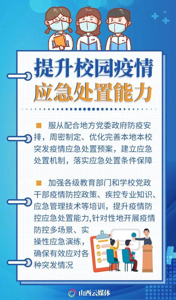 教育部|开学在即，疫情防控这样落实！