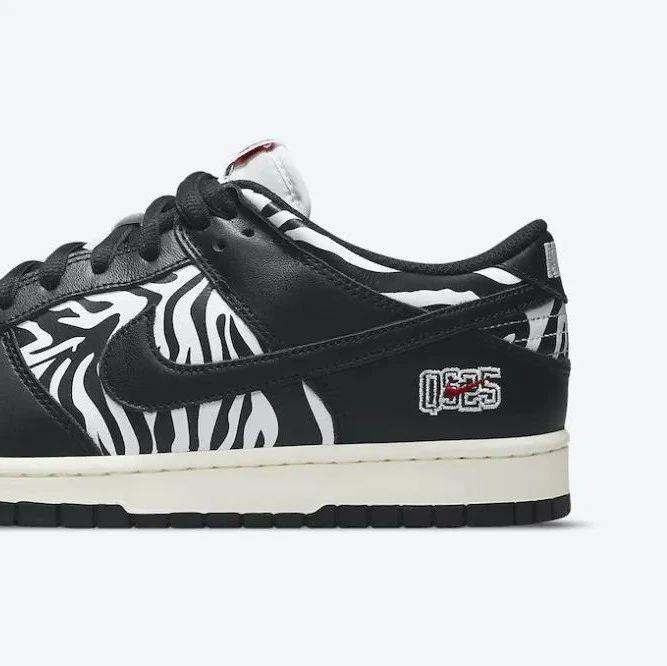 每日鞋讯 | Quartersnacks X Nike SB Dunk Low「Zebra」正式曝光_黑色