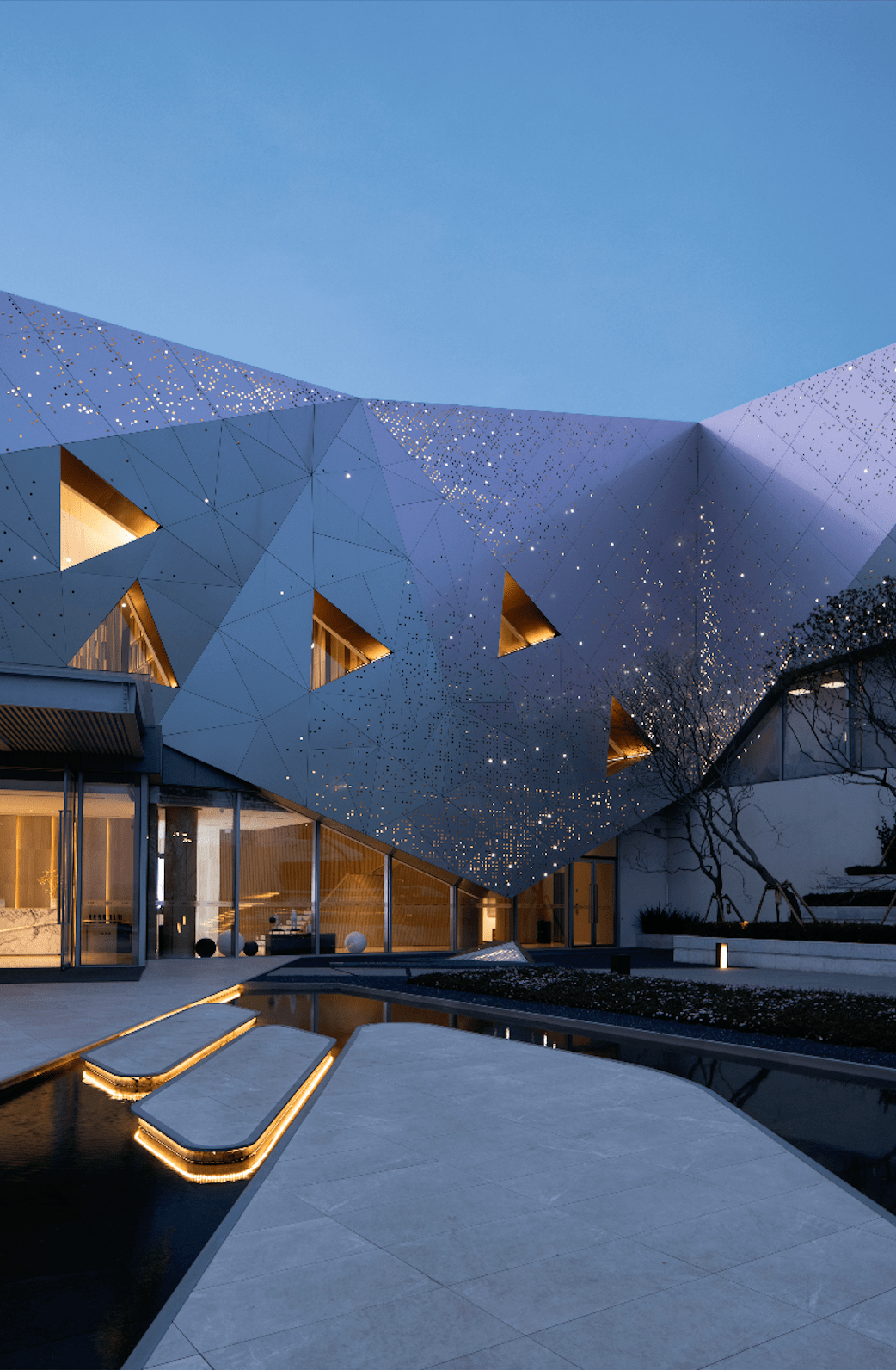 繁星点点俊发星空艺术馆灯光设计