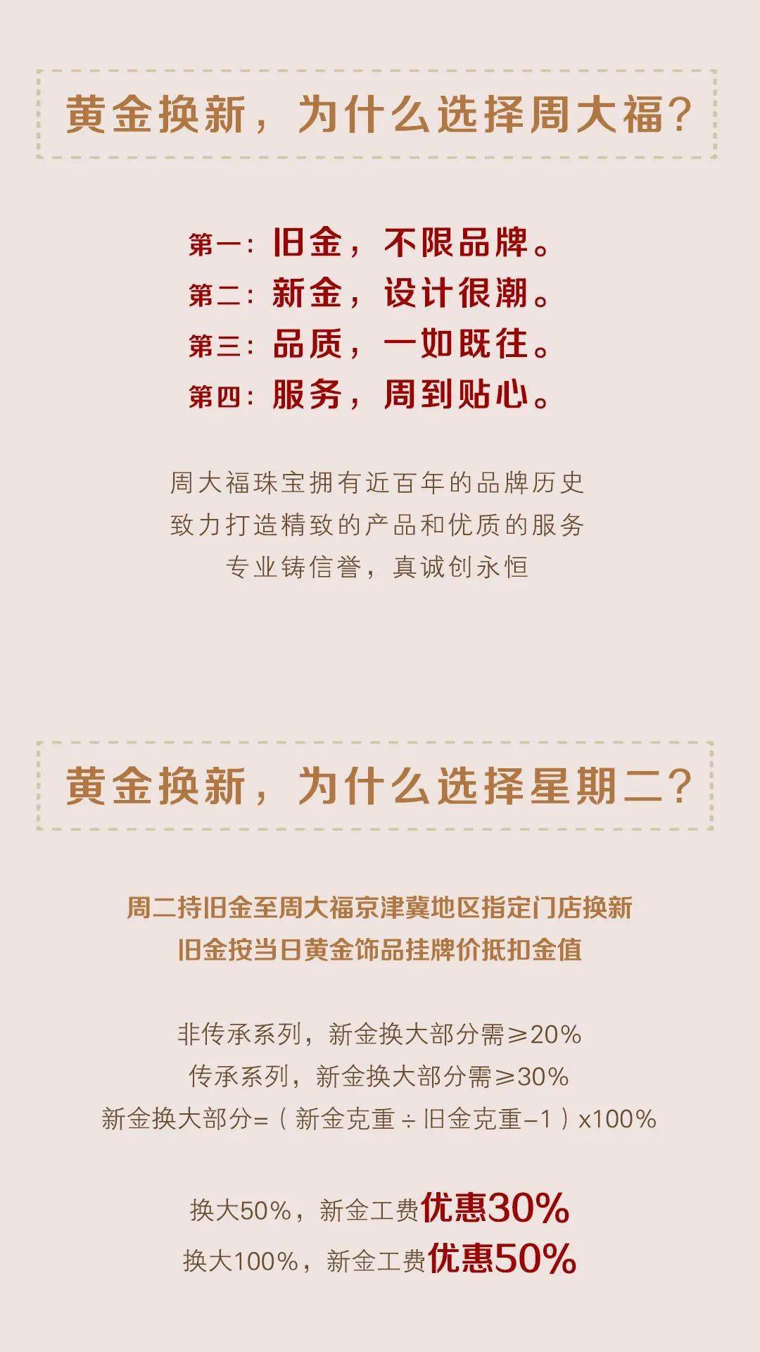 周大福黄金置换价格表(周大福黄金首饰换购价如何计算)