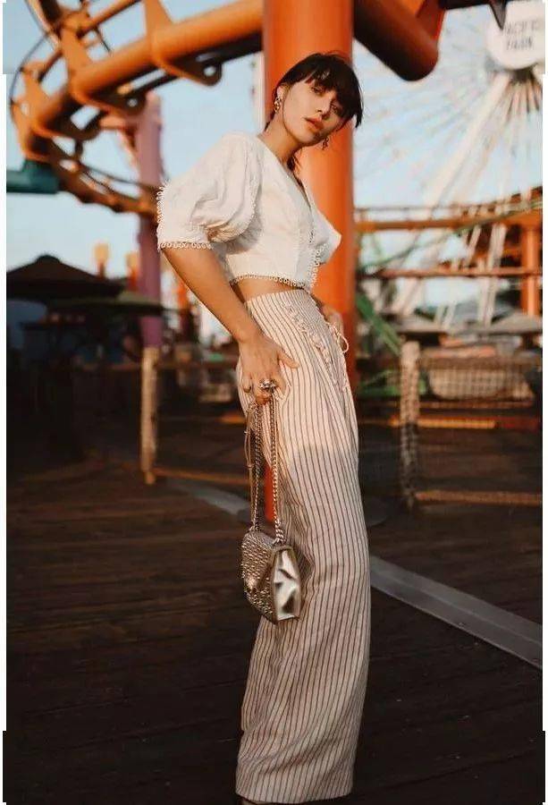 视觉|“衬衫 + 阔腿裤”才是真爱CP呀，夏末初秋就这样穿!