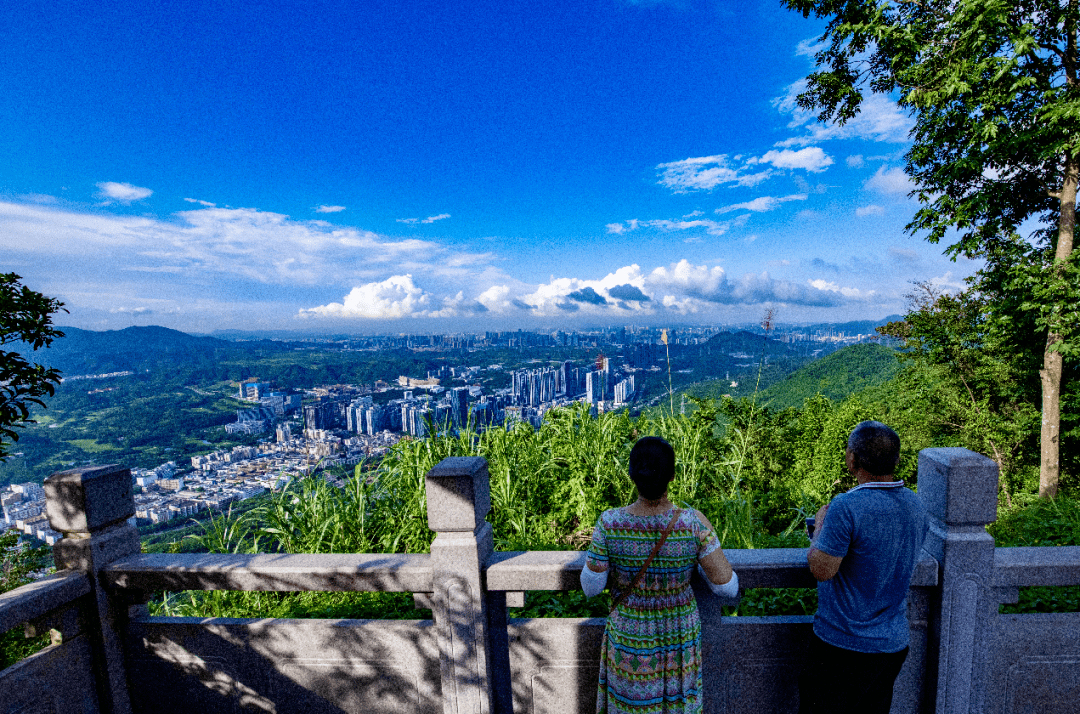 制高点与福田区三区交界处地处深圳市南山区,龙华区,塘朗山郊野公园