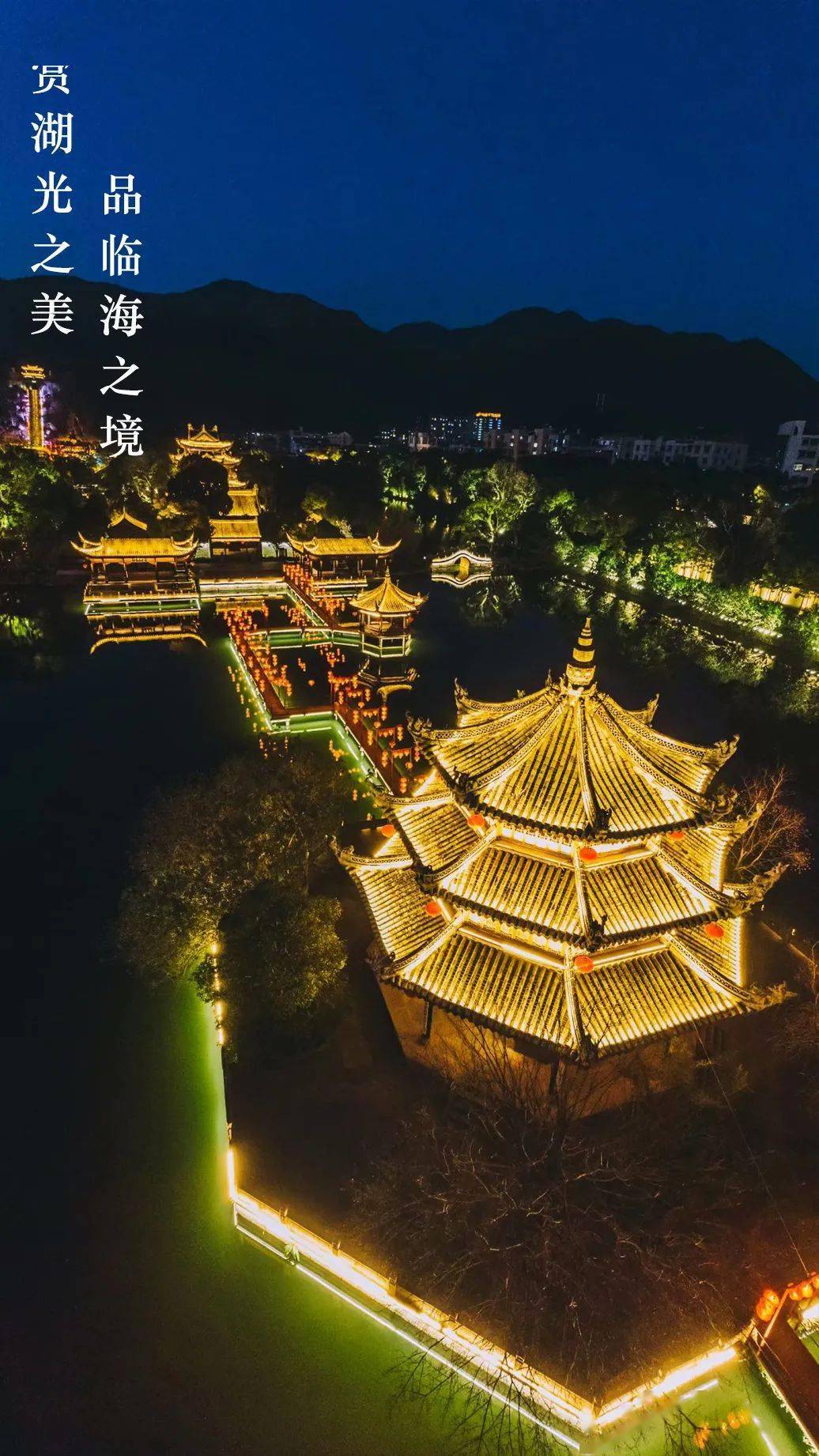 航拍99夜色临海