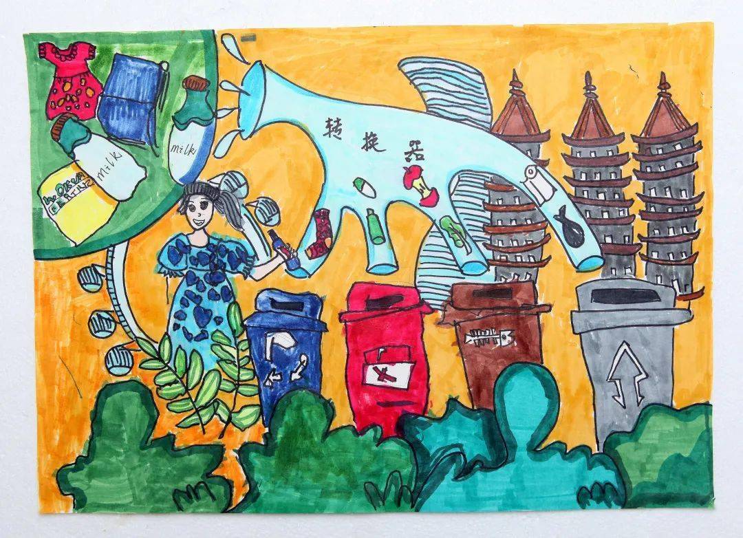 余新镇第一幼儿园《保护地球大行动》王弈涵 嘉兴机关幼儿园《月河美