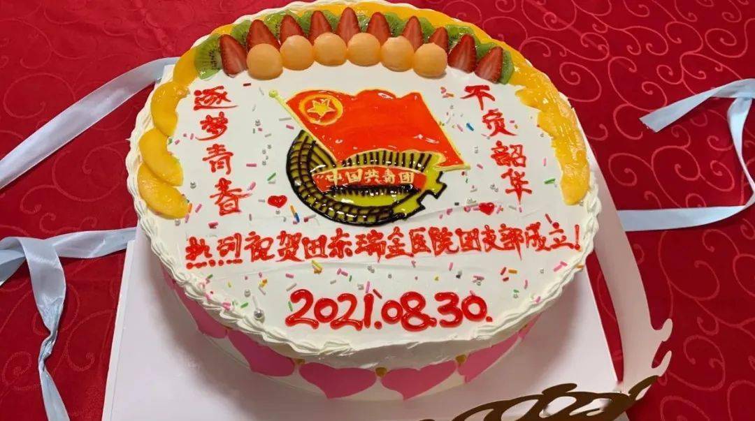 医院支部委员会成立暨第一次团员大会召开的"祝福蛋糕"画上圆满的句号