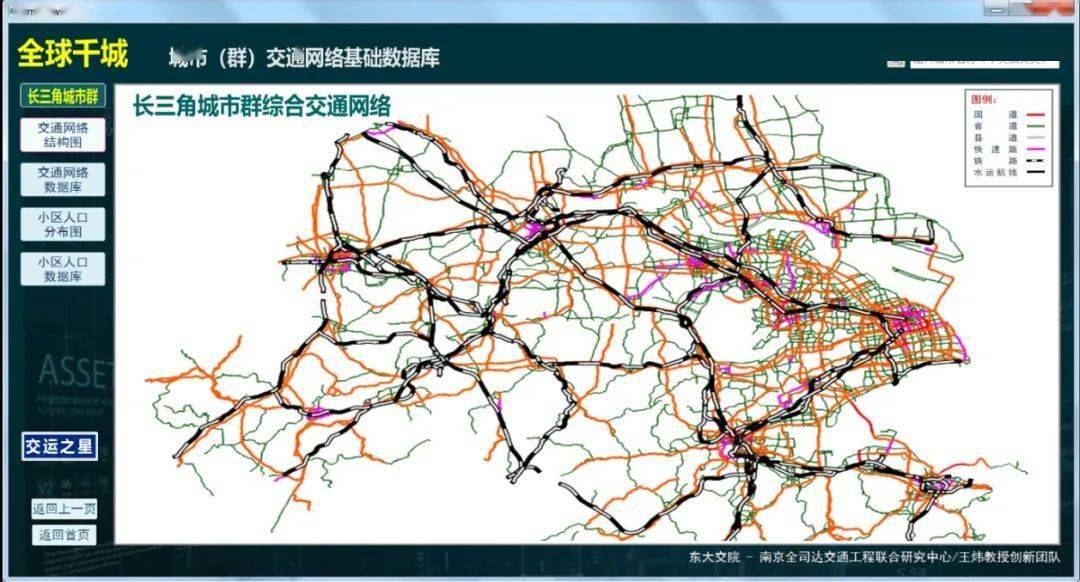 长三角城市群综合交通网络构建示意