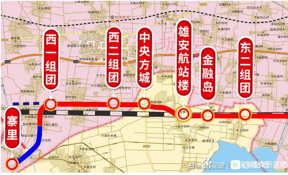 雄安新区东西轴线稳步推进中央方城要建