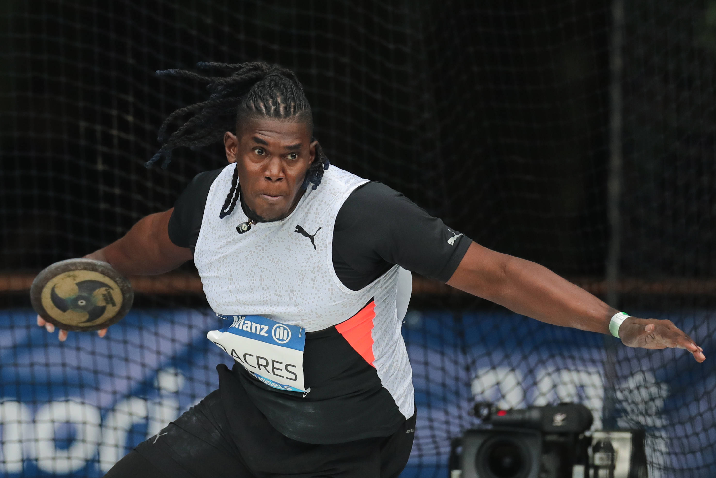 田径钻石联赛布鲁塞尔站男子铁饼赛况