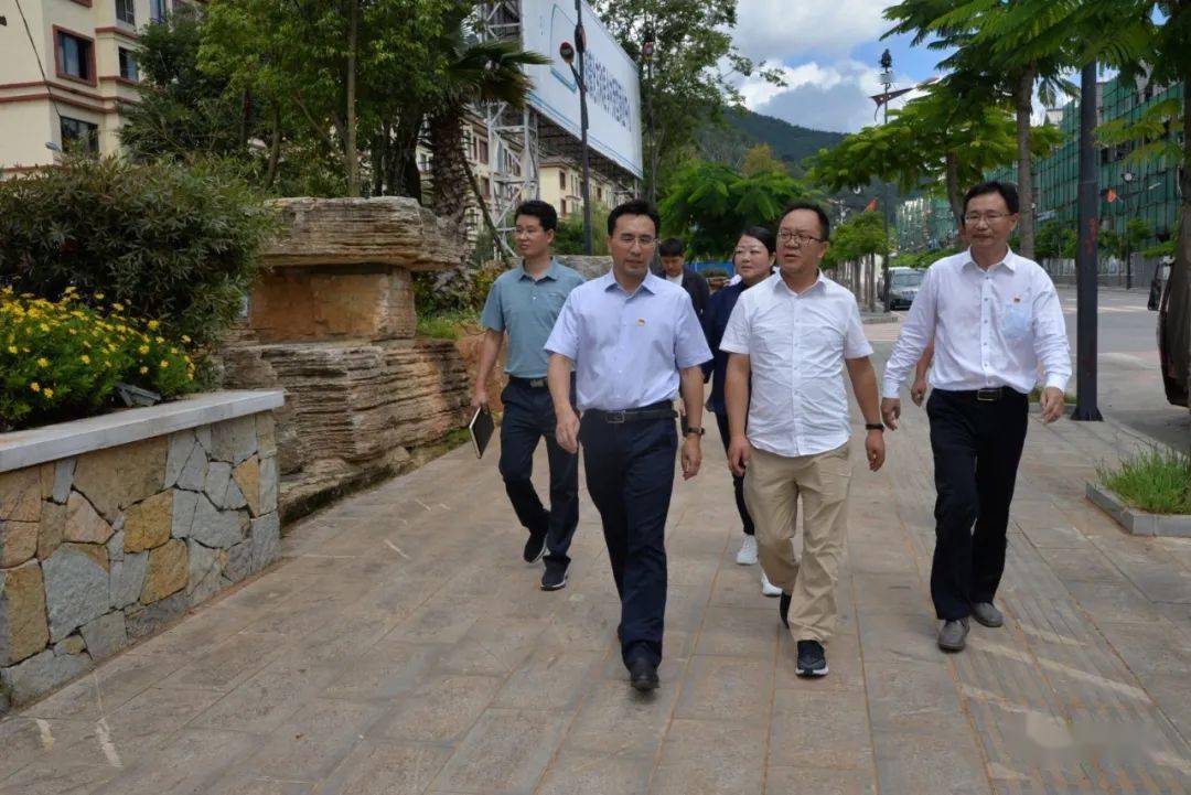 州委常委,州委组织部部长翁斌到南涧调研