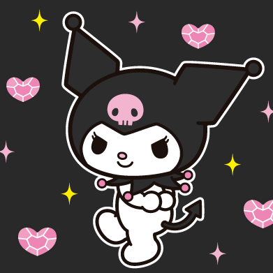 她是一只白色兔子般的生物,头戴黑色小丑帽,正面有一个粉红色的骷髅