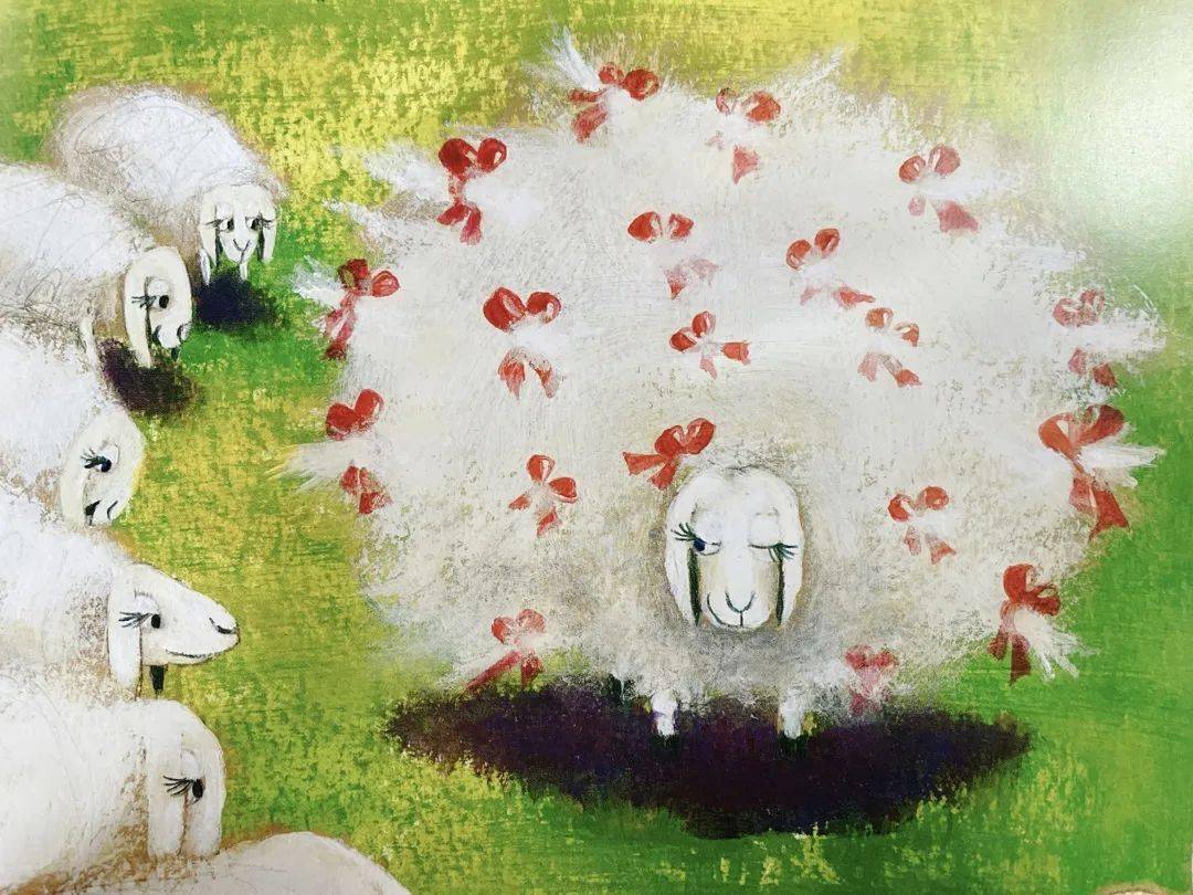 有个性的羊绘本展板图片