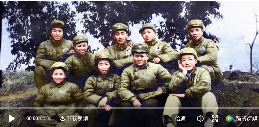 他们正年轻!ai修复给志愿军老照片上色