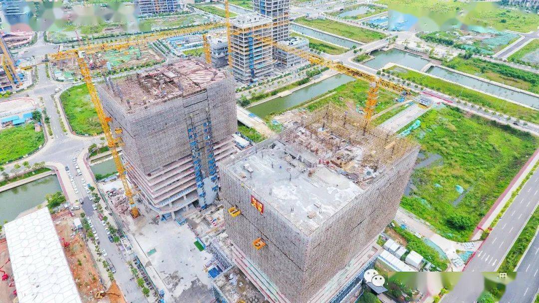 270°一线江景、大师团队设计!明珠湾的又一座建筑封顶!_南沙