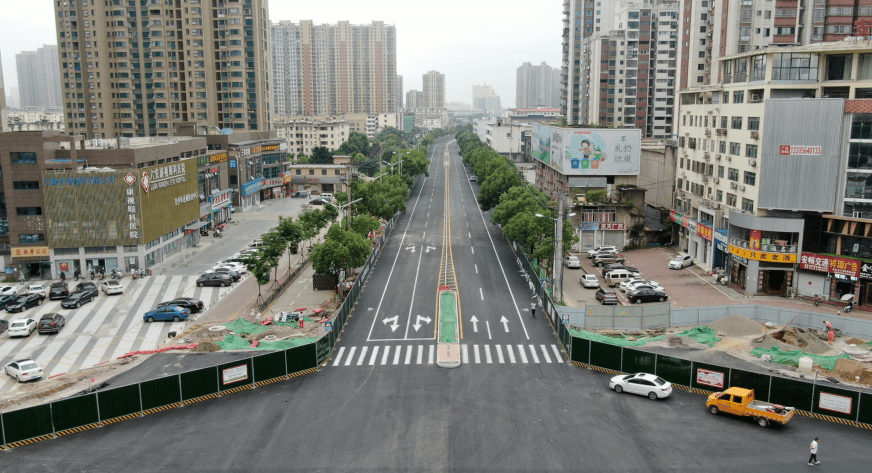 9月6日0点,解放南路全路段恢复通行