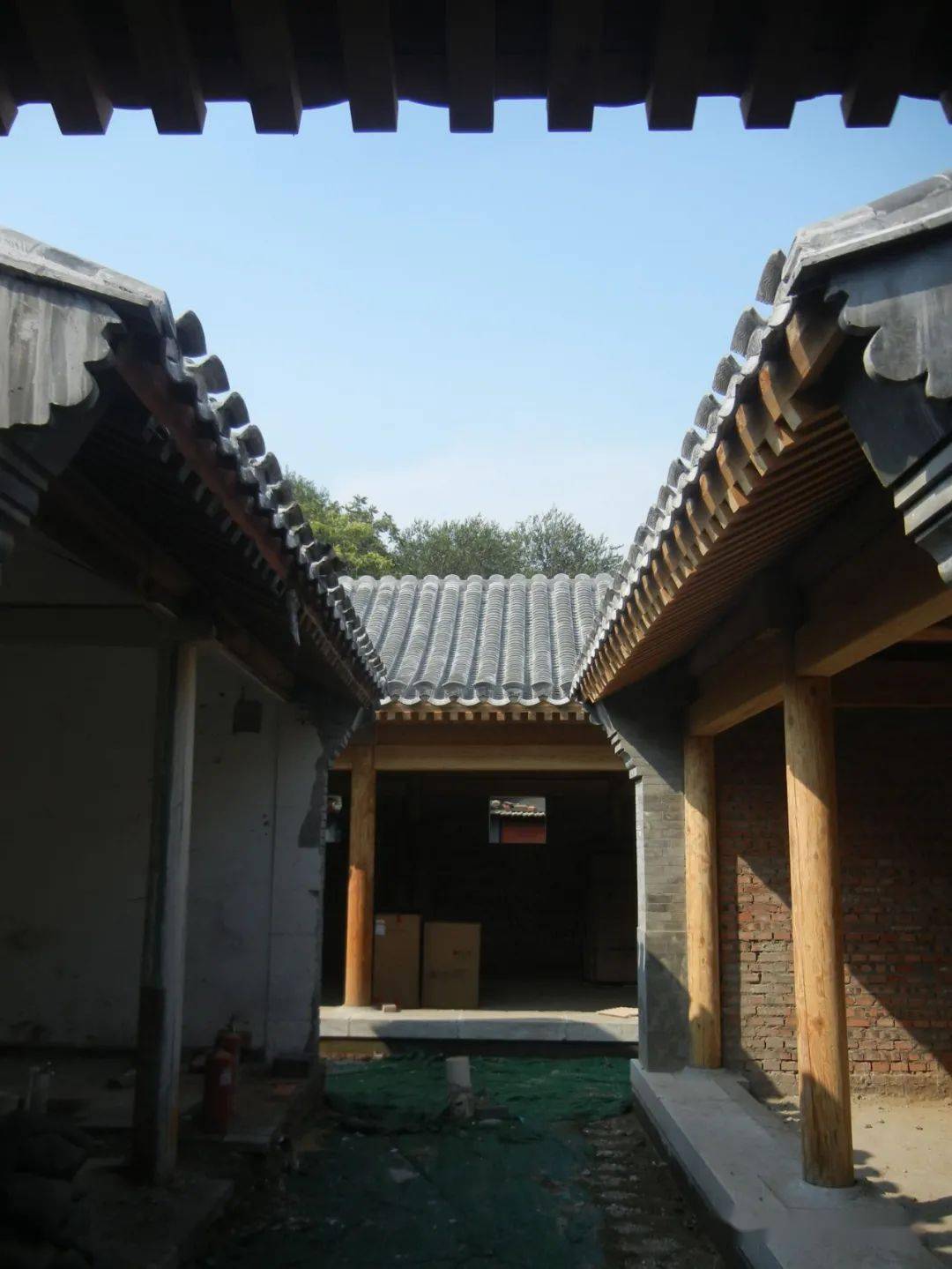 营造四合院施工现场100例049和平门边民宅院落