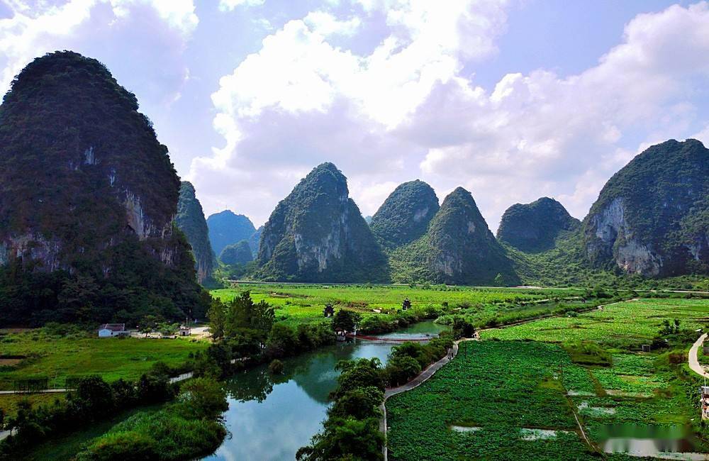 靖西旧州山水风光