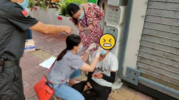 血糖|广州男子医院门口突然晕倒，医生急救后给他吃冰淇淋