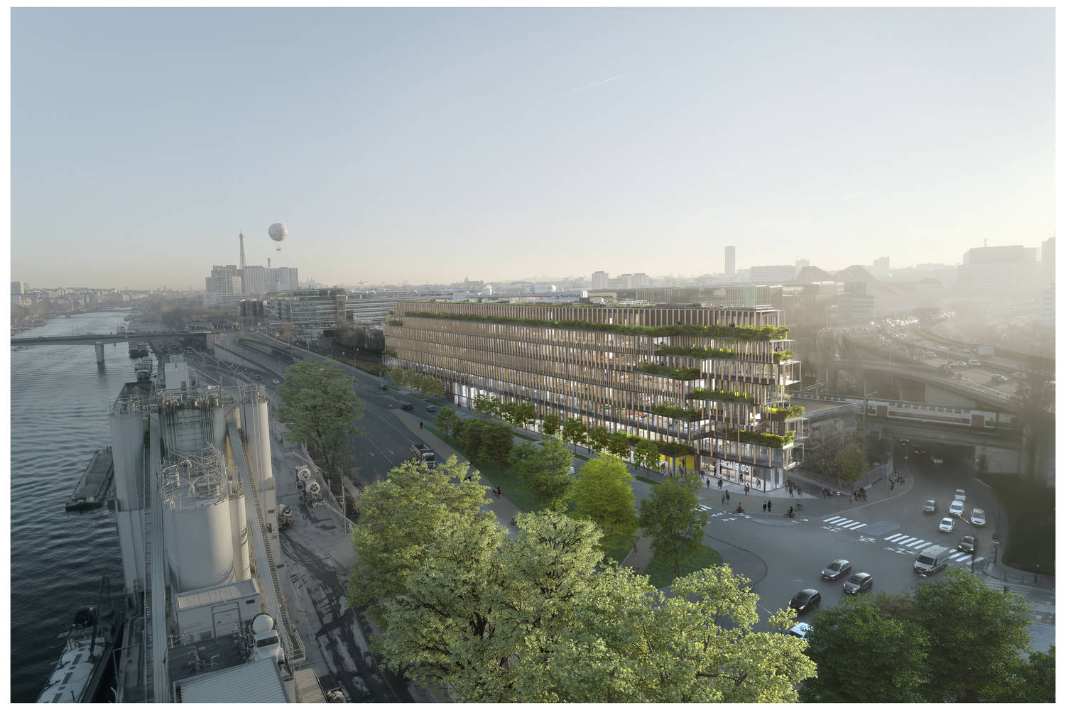 空间|隈研吾操刀，巴黎近郊将诞生“前卫体验”地标