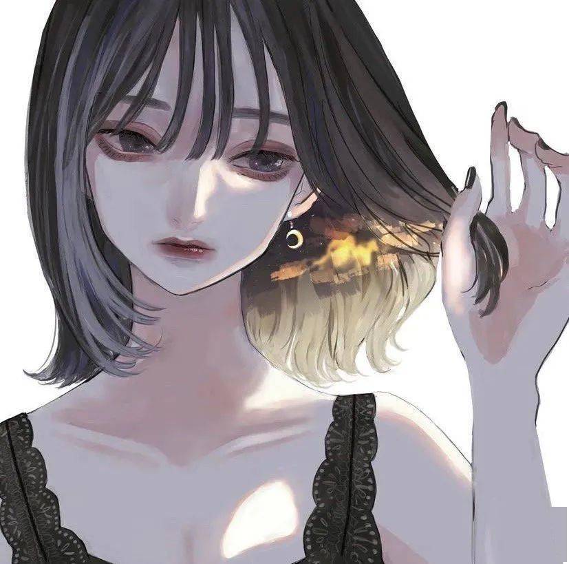 女生动漫头像绝美的小众神仙风动漫头像