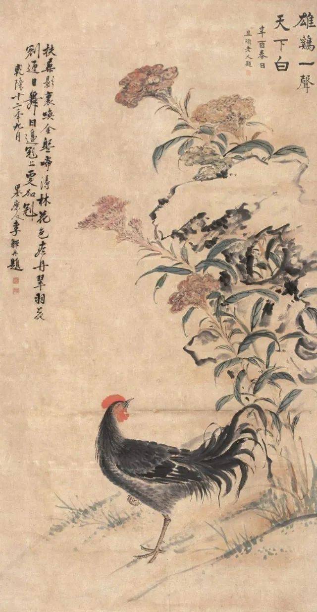 盛世画仙——李鱓,其画花叶滋润,墨彩欲滴,清新动人_作品