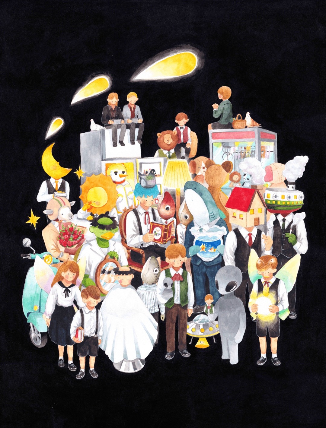 Kazy Chan 原画 一点もの unique Ground Double Click x Kazy Chan_