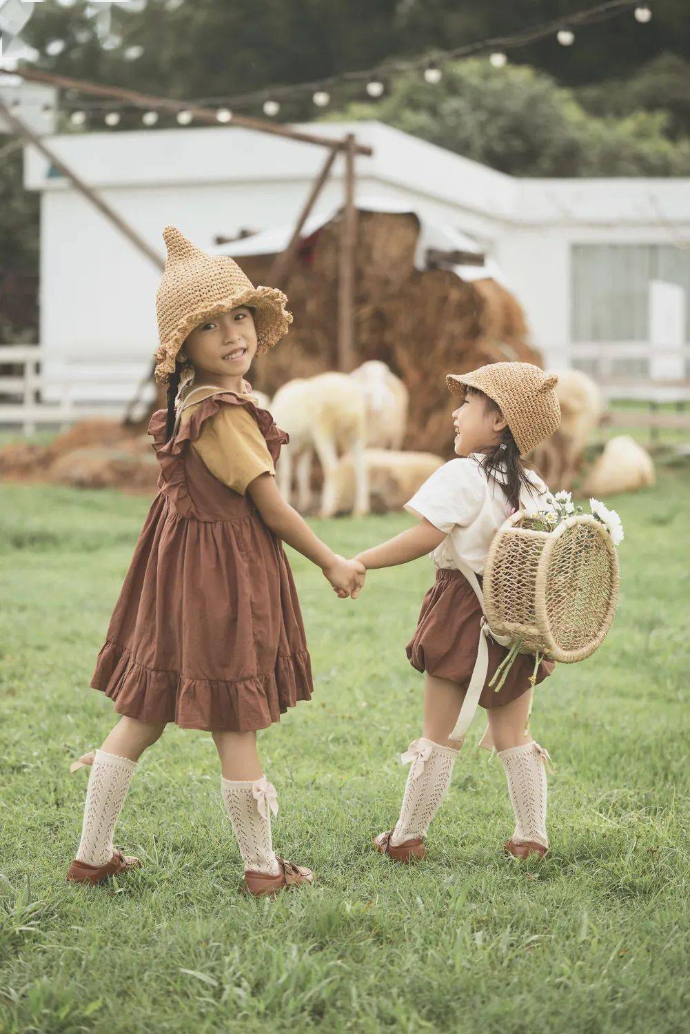 广州一个摄影师爸爸给俩女儿拍的照片又可爱又暖
