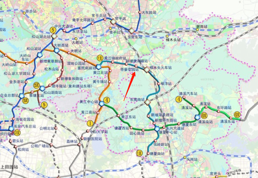 东莞樟木头地铁规划图图片