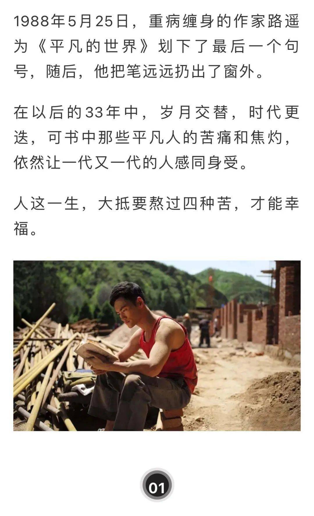 孙少平人生轨迹图图片