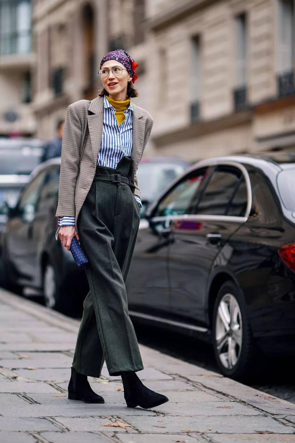 西装|“西装+衬衫”穿搭攻略,最时髦通勤look,太显气质了!