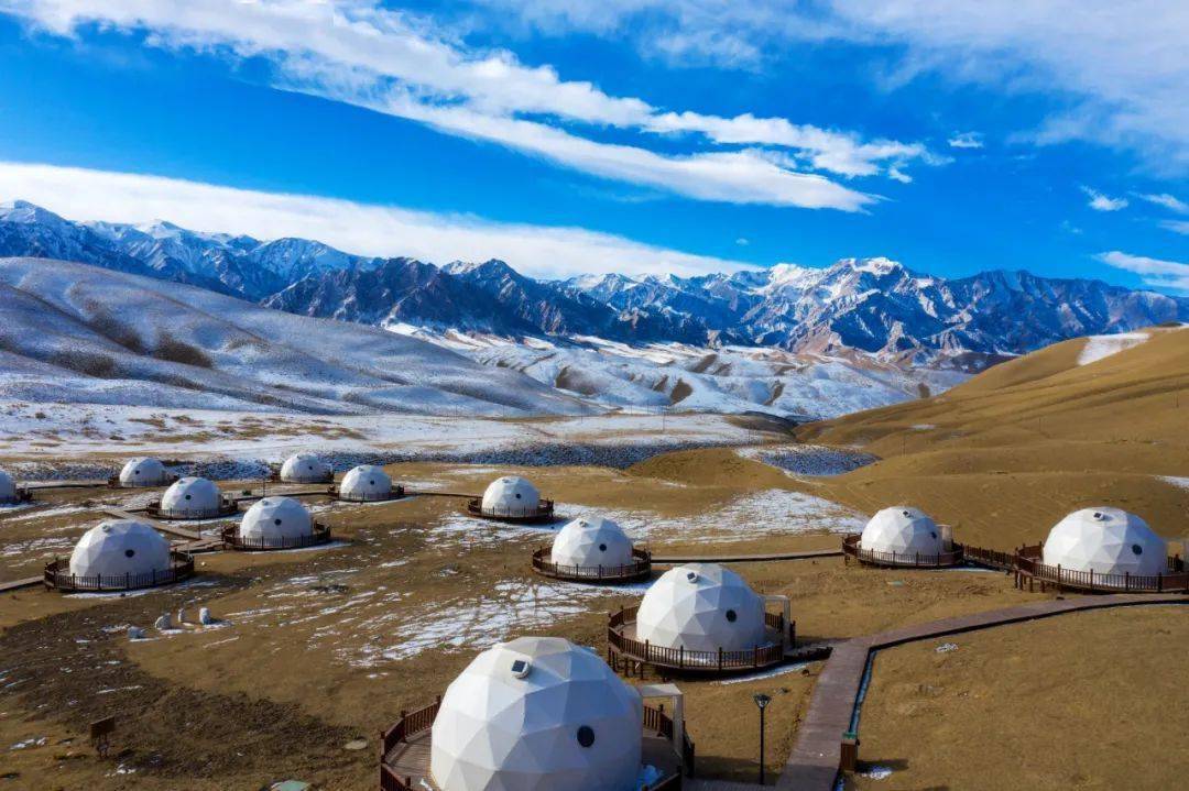 和田昆仑天路风景-策勒县板兰格牧场