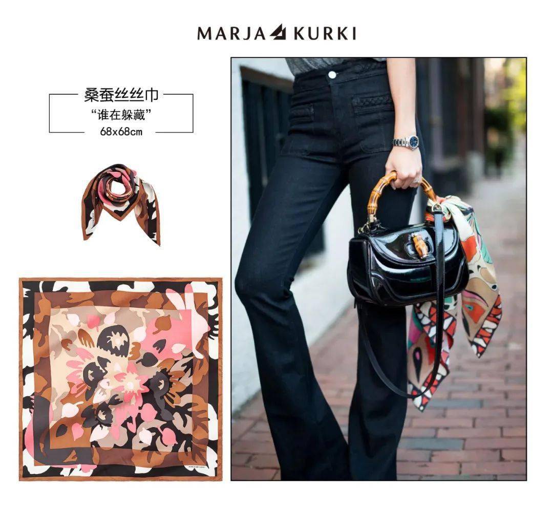 史上最全,丝巾 包包的50种创意系法,让你美出新高度!