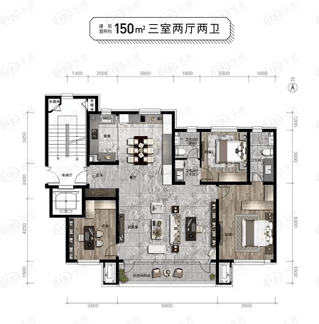 好住棋盘山板块百万方大城中旅万科城爆款户型解析