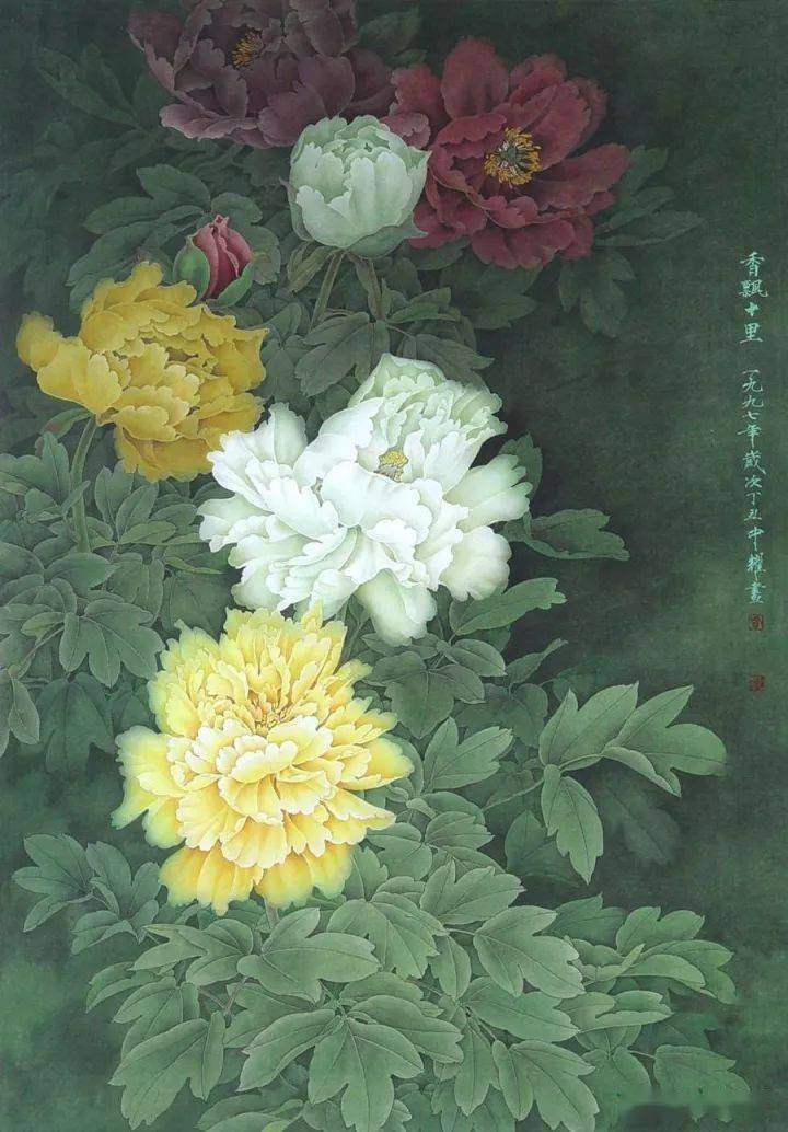 周中耀:一花一叶,一鸟一虫,姿态优美,画境典雅_花鸟画家