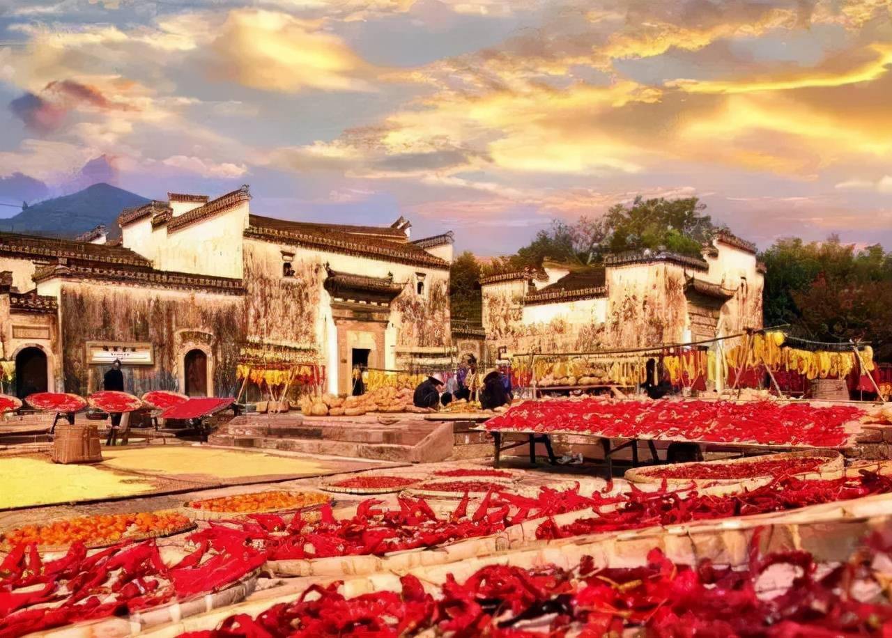 千年风雅,寻梦秋季「呈坎晒秋」|赴一场色彩明艳的浪漫约会