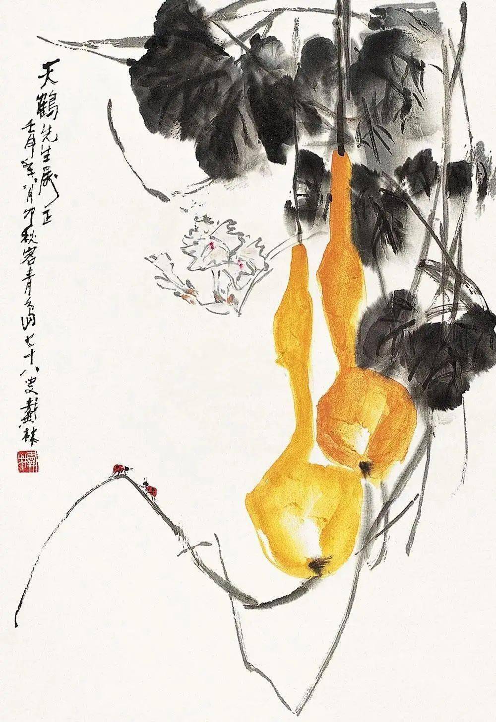 戴林花鸟画的艺术成就,是与他谦虚谨慎,勤奋诚笃,为人正直的人品分不