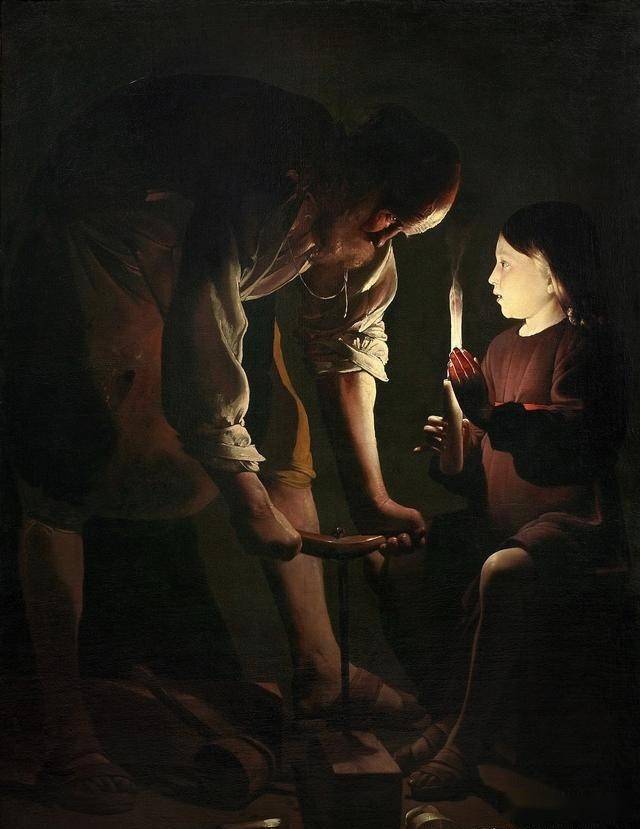 法国画家乔治德拉图尔油画静物作品欣赏