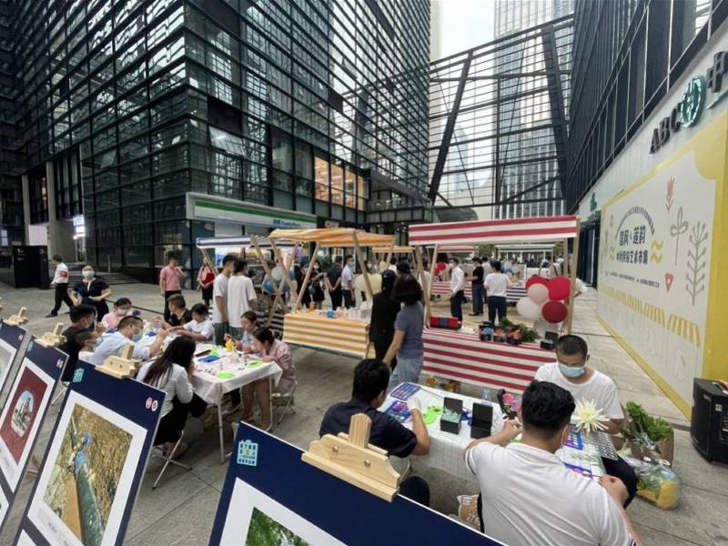 艺术|赏民俗、品非遗、逛展，莲花街道总工会举办中秋民俗艺术市集