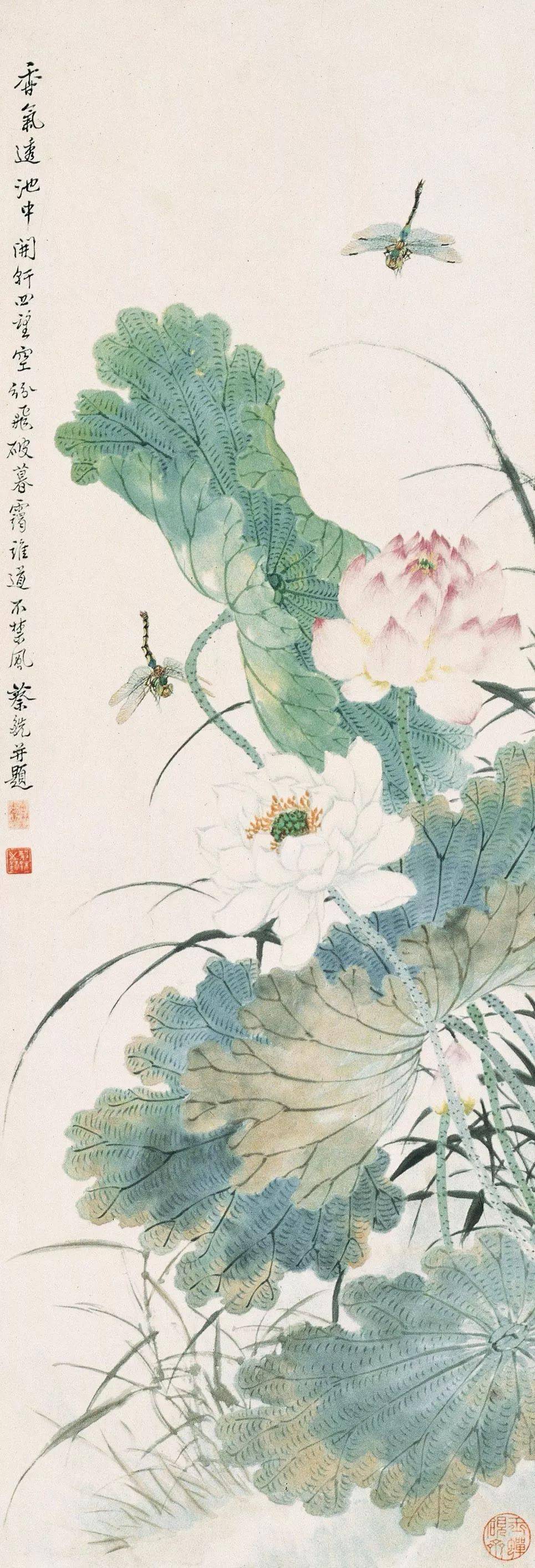 蔡铣精品花鸟60幅设色妍艳极具富贵气息