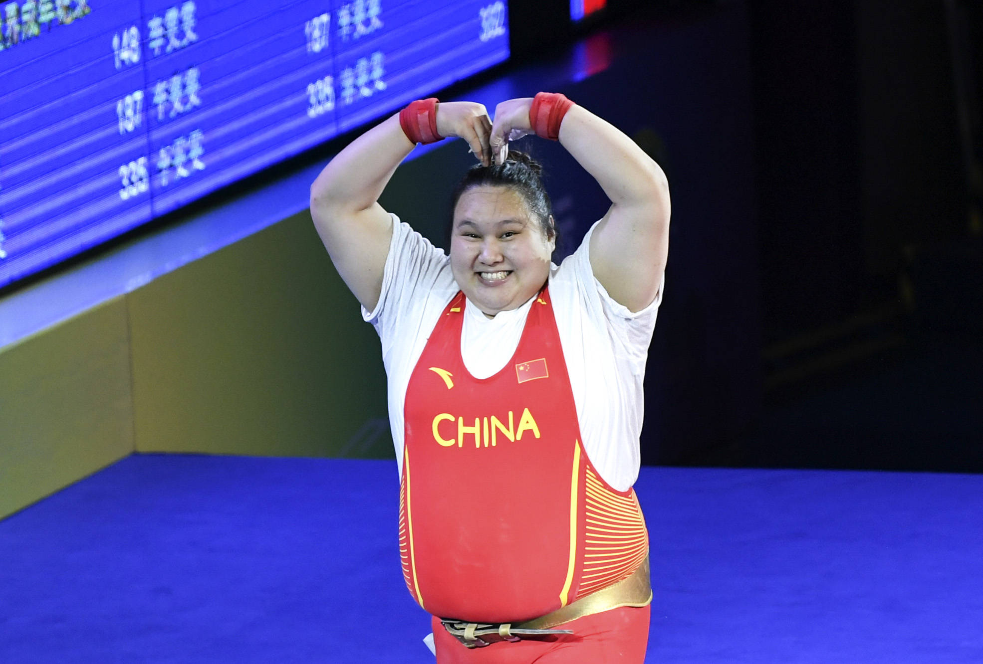 举重女子87公斤以上级决赛赛况