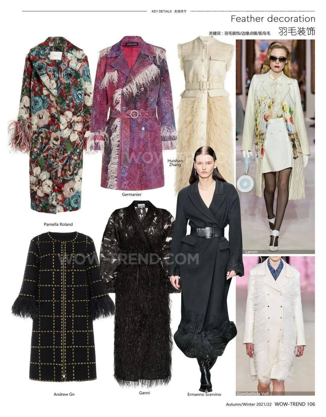 关键|22秋冬大衣设计关键趋势 !(细节/图案/面料/廓形趋势合集)