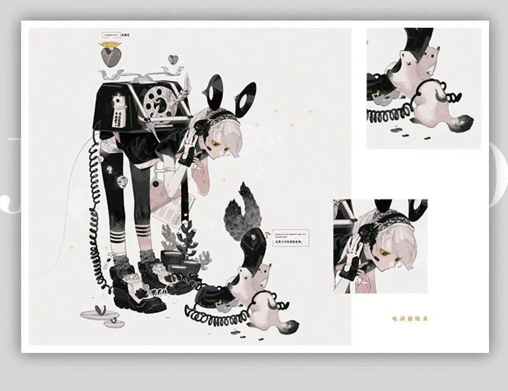 超人气插画师思春期仄白重磅画集热卖中