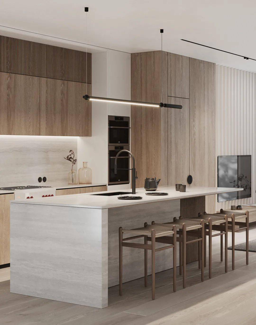 一个漂亮的橱柜,惊艳整个厨房!