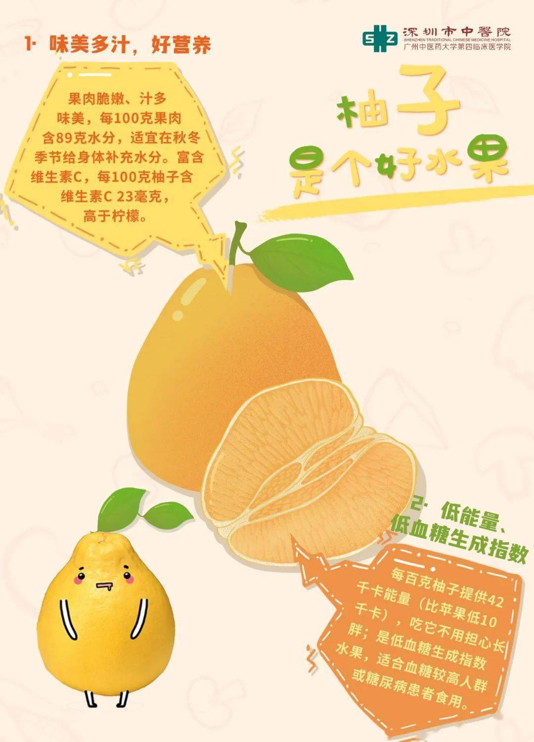 柚子营养成分表100克图片