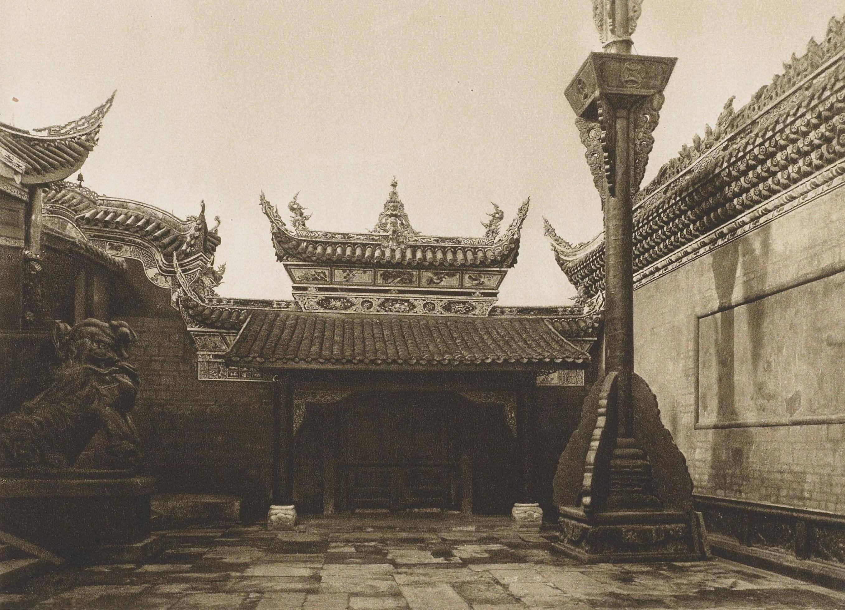 柏石曼清末中國行161908年的四川自貢老照片