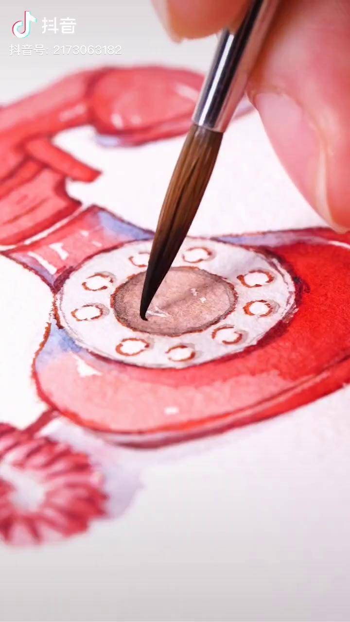 一条暴露了我姓名的水彩水彩绘画教程