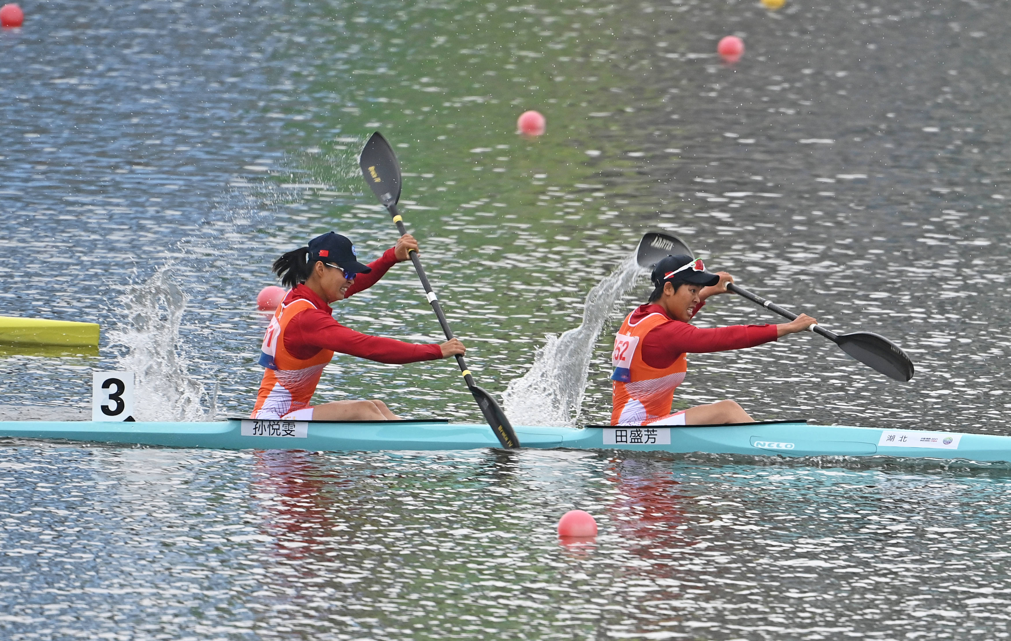 皮划艇静水—女子500米双人皮艇决赛赛况