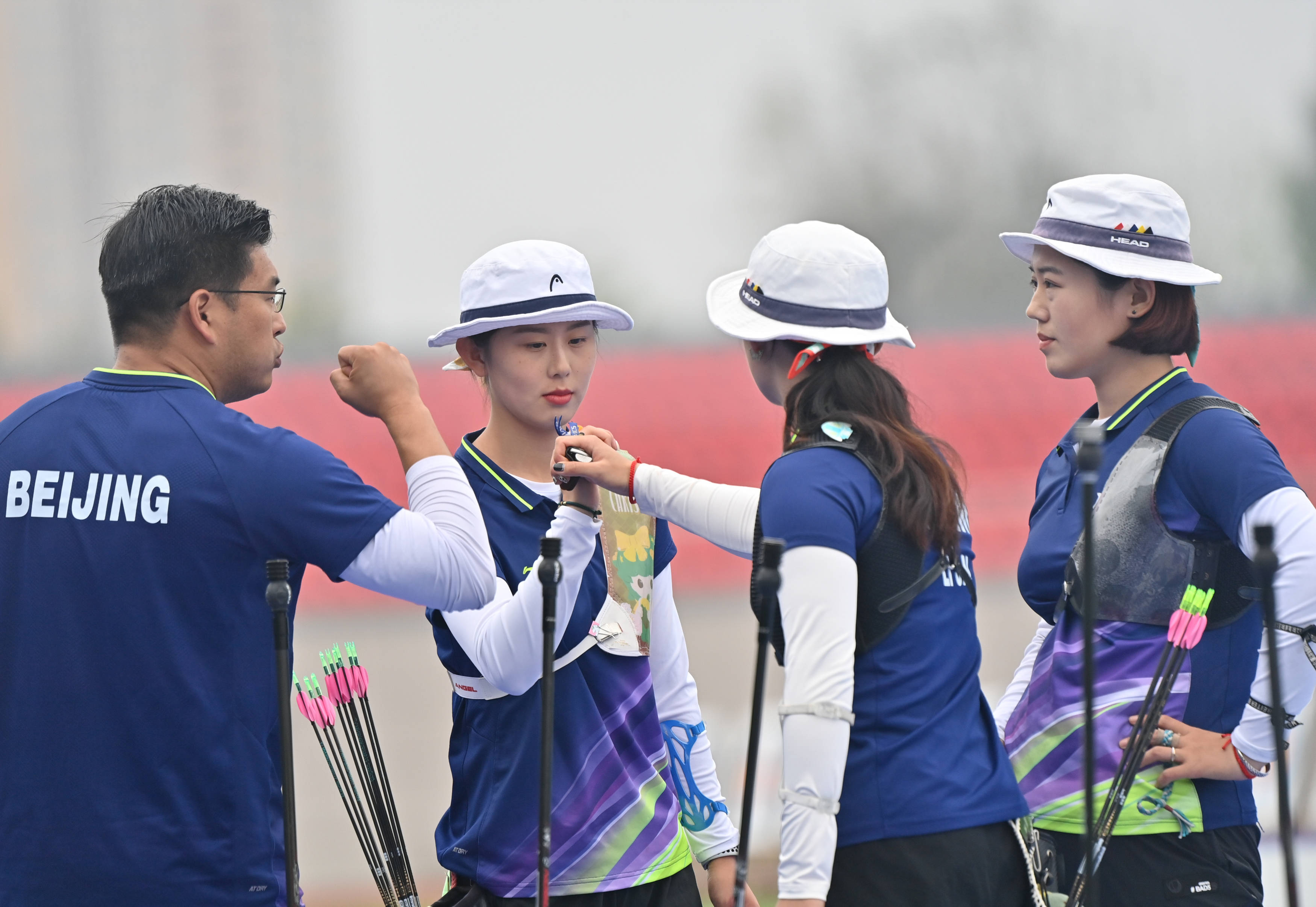 射箭女子反曲弓团体决赛北京队夺金