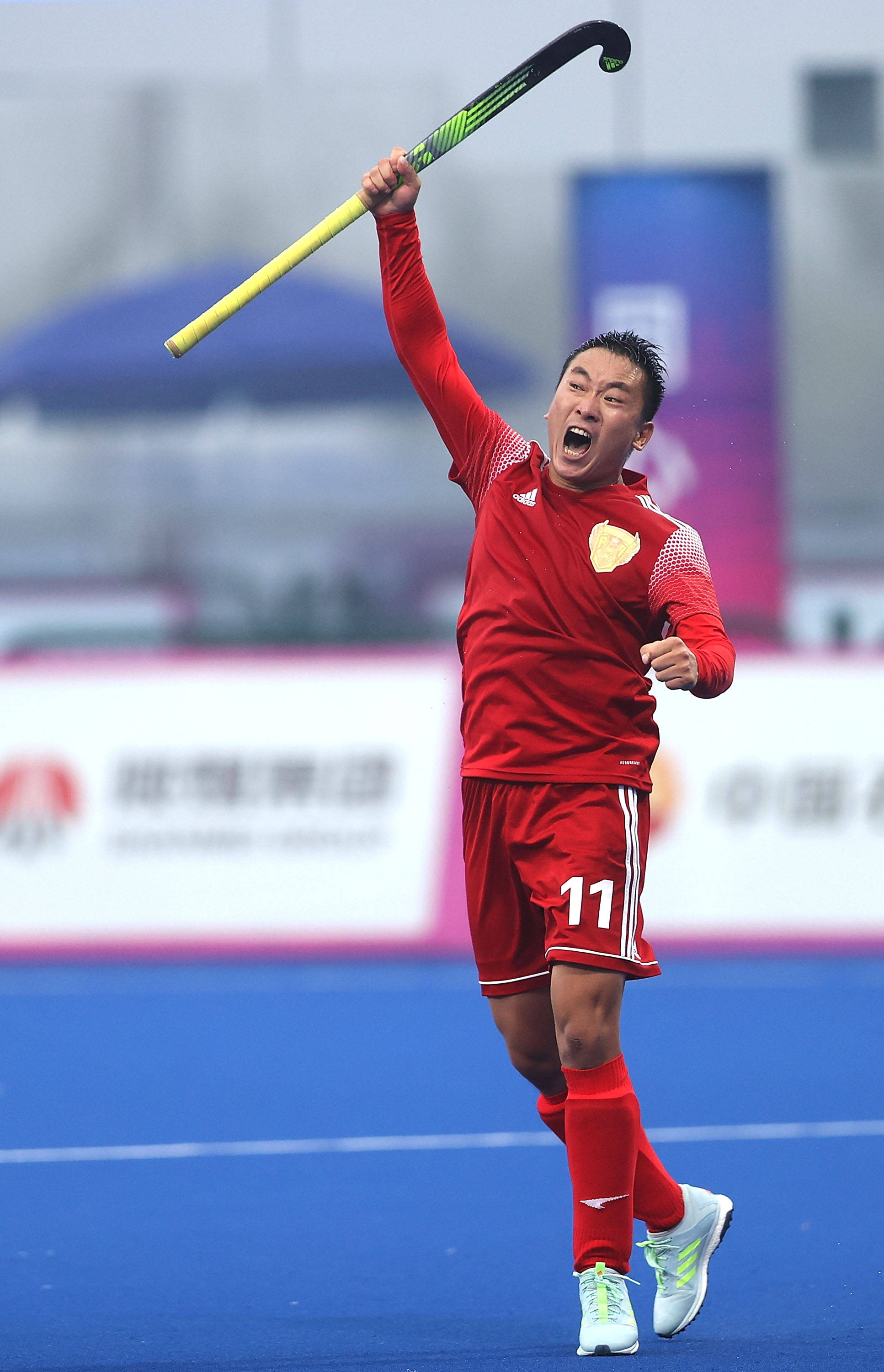 曲棍球——辽宁队获得男子组铜牌