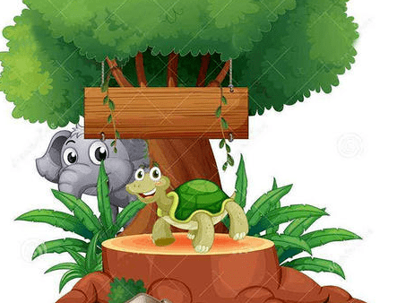 耐耐老师讲故事乌龟和大象比力气