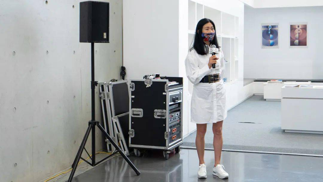 龙美术馆馆长王薇致辞,摄影:韩小易